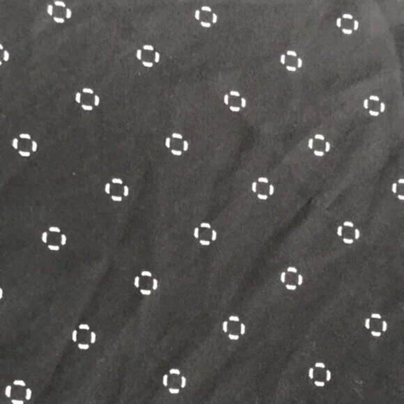 Banana Republic Black Patterned Smocked Blouse, Size - Picture 10 of 12